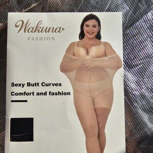 WAKUNA 3 Pairs Women's 2XL Plus Size Tights Sheer Pantyhose Nylon Stockings